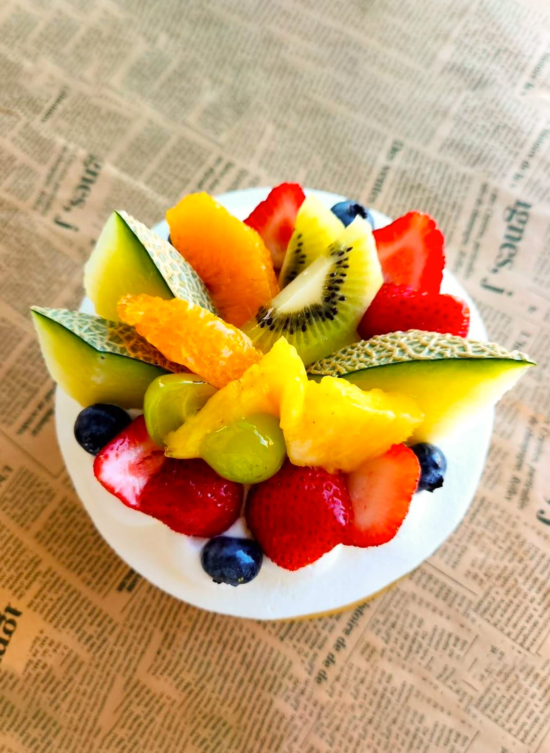 Decorated cake
