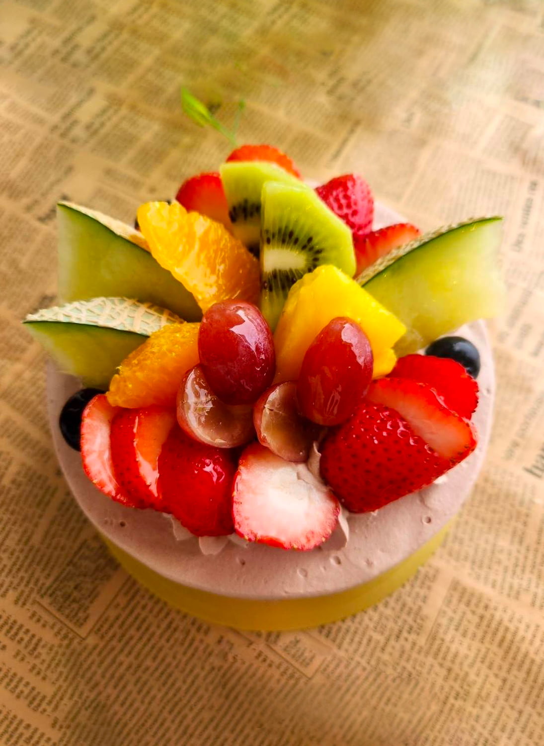 Decorated cake