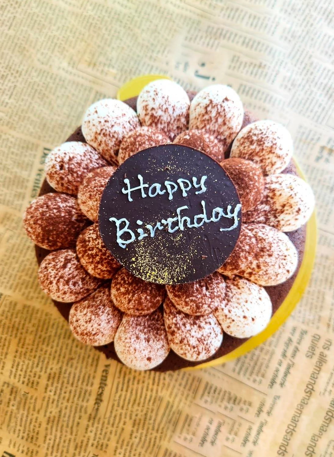 Decorated cake