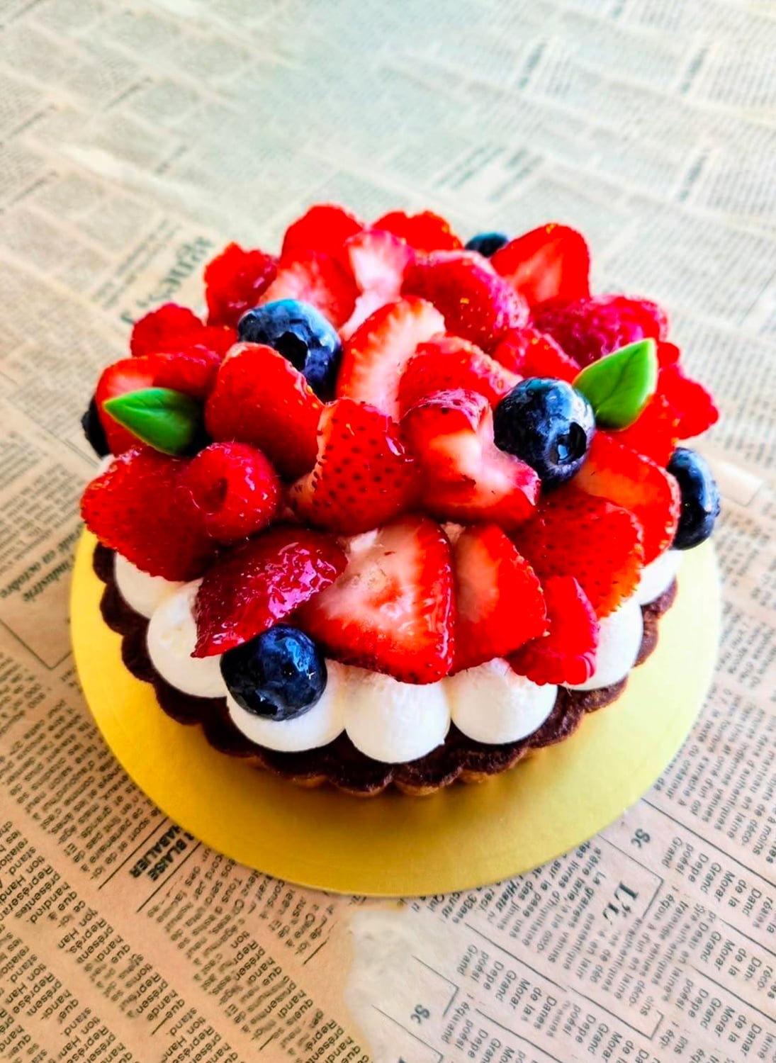 Decorated cake